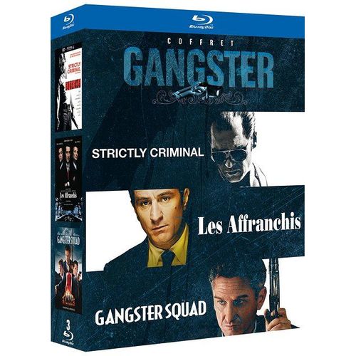 Coffret Gangster : Strictly Criminal + Les Affranchis + Gangster Squad - Pack - Blu-Ray