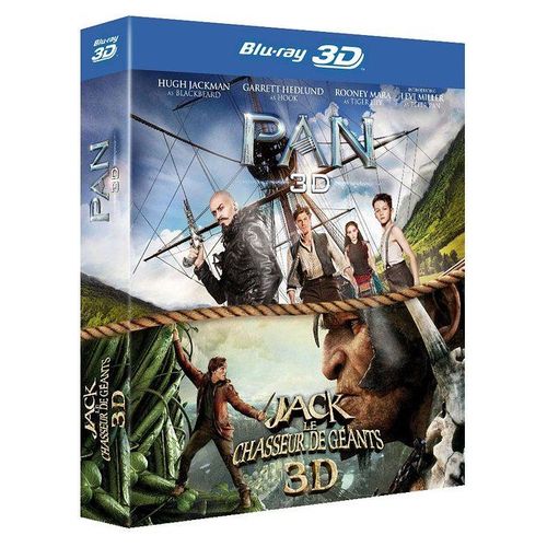 Pan + Jack Le Chasseur De Géants - Blu-Ray 3d + Blu-Ray 2d