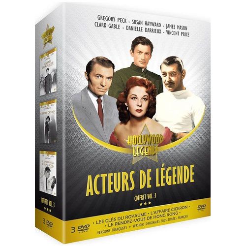 Acteurs De Légende Vol. 3 : Les Clés Du Royaume + L'affaire Cicéron + Le Rendez-Vous De Hong Kong - Pack