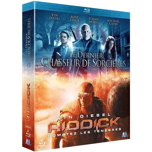 Coffret Vin Diesel : Le Dernier Chasseur De Sorcière + Riddick - Pack - Blu-Ray