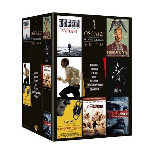 Oscars Du Meilleur Film 2010 - 2016 : Spotlight + Birdman + 12 Years A Slave + Argo + The Artist + Le Discours D'un Roi + Démineurs - Pack