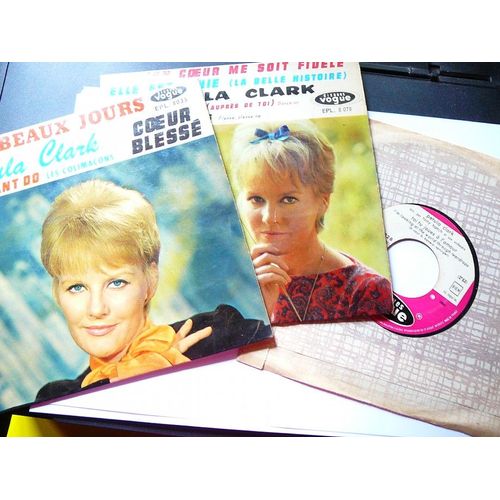 3 Disques 45 T   Petula Clark  Hello Dolly  Les Beaux Jours  Je Me Sens