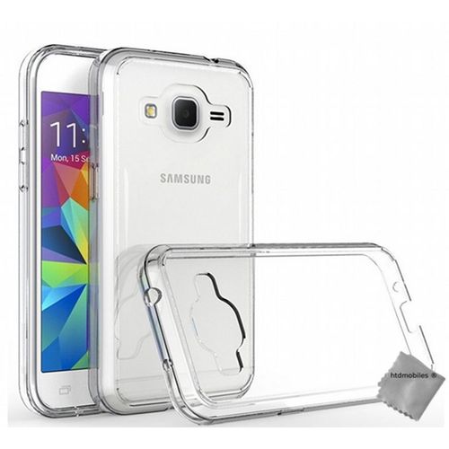 Housse Etui Coque Silicone Gel Fine Pour Samsung Galaxy J5 (2016) + Film Ecran - Tpu Transparent