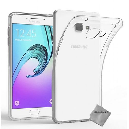 Housse Etui Coque Silicone Gel Fine Pour Samsung Galaxy A5 (2016) + Verre Trempe - Tpu Transparent