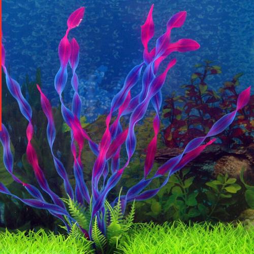 Balacoo En plastique faux plantes aquatiques artificielle émulational durable réaliste faux plantes aquatiques modèle algues pour aquarium fish tank décoration 