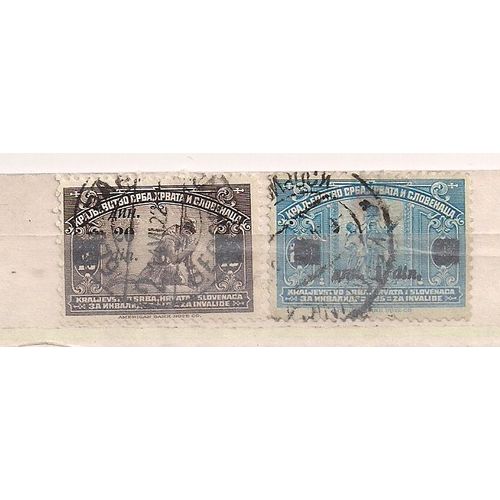 Yousgoslavie- 2 Timbres Oblitérés- Divers- Année 1924