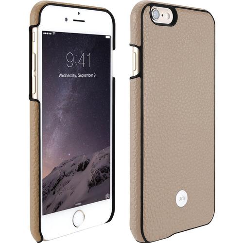 Coque Just Mobile Quattro Leather Beige Pour Iphone 6s Plus