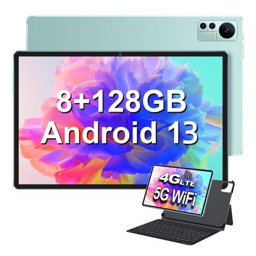 Tablette Tactile - WUXIAN S39 - 10,36"+ 1920*1200 FHD IPS - 8GO+ 128GO(1TO TF) - Double SIM Carte - Android 13 - 4G LTE+ WIFI/7000mAh/Bluetooth 5.0/Type-C - Vert - Avec Clavier + Bookcover