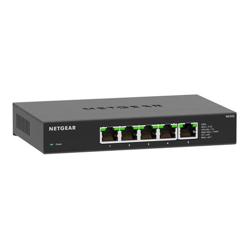 NETGEAR MS305 - Commutateur - multi-gigabit - non géré - 5 x 100/1000/2.5G - de bureau, fixation murale