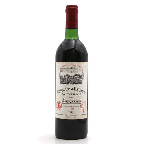 Château Grand Puy-Lacoste 1981 - 75cl Aoc Pauillac