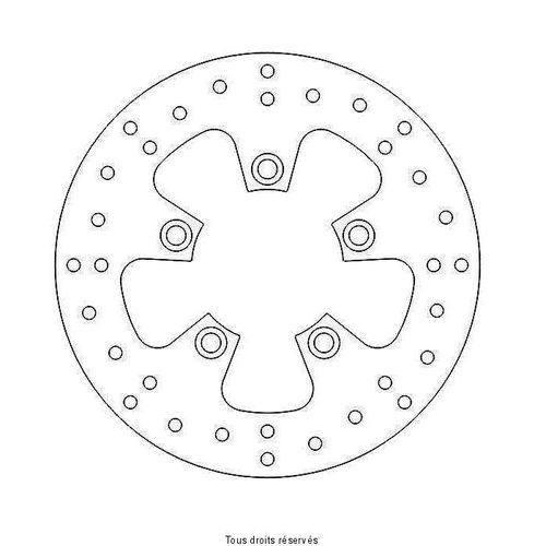 Kit Brake - Disque Frein Piaggio Ø240x140x125,5 Nbtrou5xø6,5