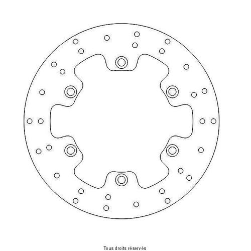 Kit Brake - Disque Frein Ktm Ø300x143x127 Nbtrou6xø6,5