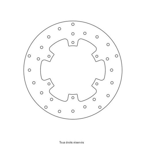 Kit Brake - Disque Frein Yamaha Ø267x150x132 Nbtrou6xø6,5