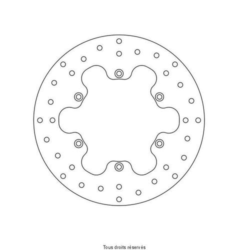 Kit Brake - Disque Frein Yamaha Ø245x134x118 Nbtrou6xø6,5