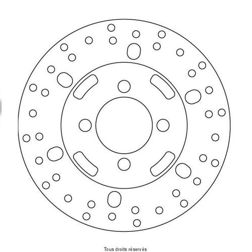 Kit Brake - Disque Frein Mbk Ø180x66x48 Nbtrou4xø10,5