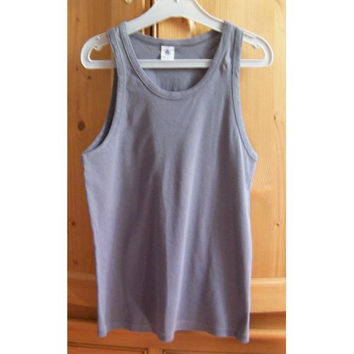 Débardeur Gris Petit Bateau - Taille 14/16 Ans