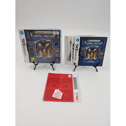 Jeu Nintendo Ds Professeur Layton Et Le L'appel Du Spectre En Boite, Complet + Vip Non Grattés