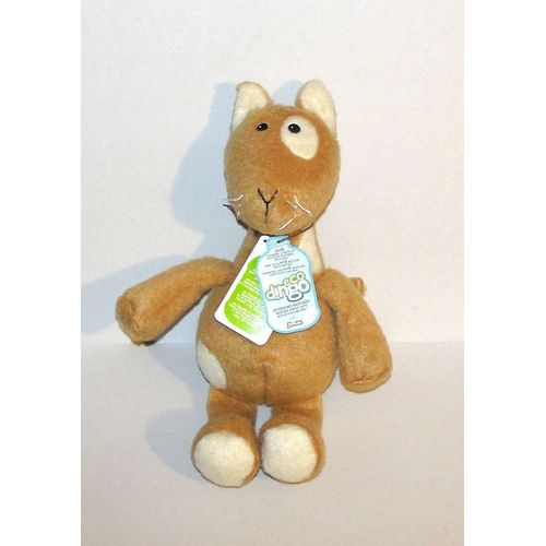 Peluche Chat Ou Renard Jemini Doudou Eco Dingo Recycled Cuddly Toys  37 Cm