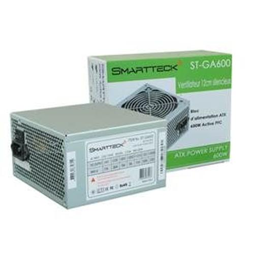SMARTTECK ALIM 600W Vent. 12cm SMARTTECK Active PFC RoHS BOX *ST GA600*