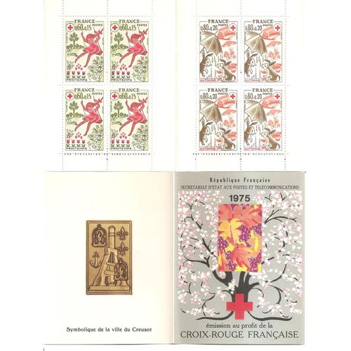 Cr 2024 (1975) Carnet Croix-Rouge 1860 Printemps - 1861 Automne N** (Cote 9e)