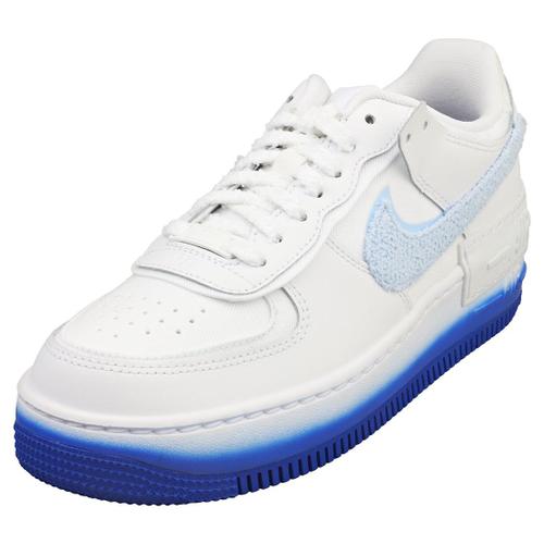 Chaussures Nike Af1 Shadow Baskets Blanc Bleu