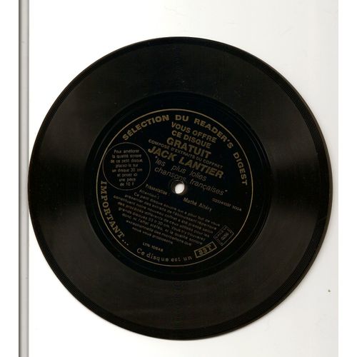 Disque Souple Jack Lantier Reader's Digest