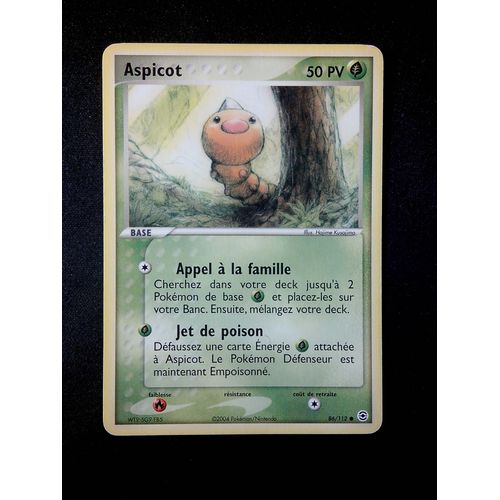 Aspicot 86/112 Set Ex Rouge Feu & Vert Feuille Fr