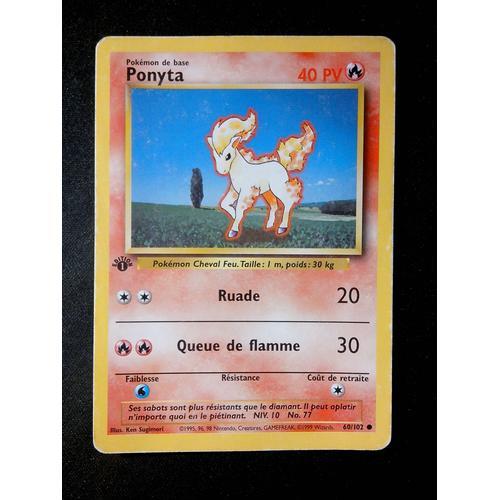 Ponyta 60/102 Set De Base 1ère Édition Fr