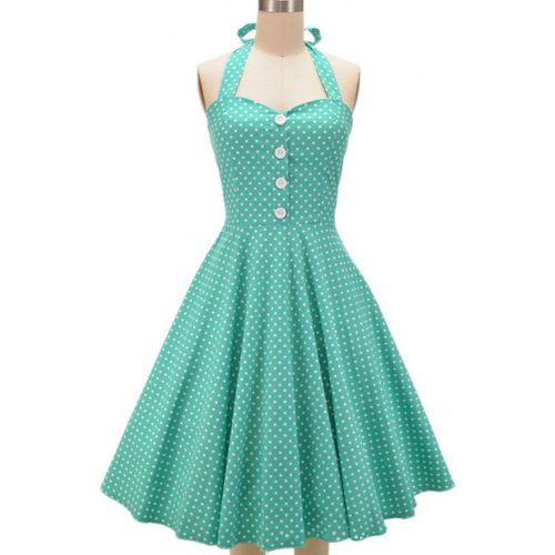 Robe Mariage Sixties 42 Rétro Vintage Pois 50s 60s Dress Rockabilly Swing