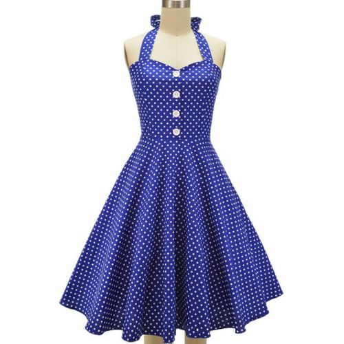 Robe Mariage Sixties 42 Rétro Vintage Pois 50s 60s Dress Rockabilly Swing