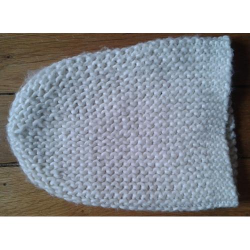 Bonnet H&m Blanc Taille Unique (20 Cm Extensible)