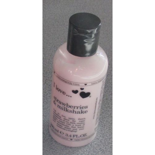 Lotion Corporelle Hydratante " I Love ... Strawberries & Milkshake"- 100ml - Non Utilisée  