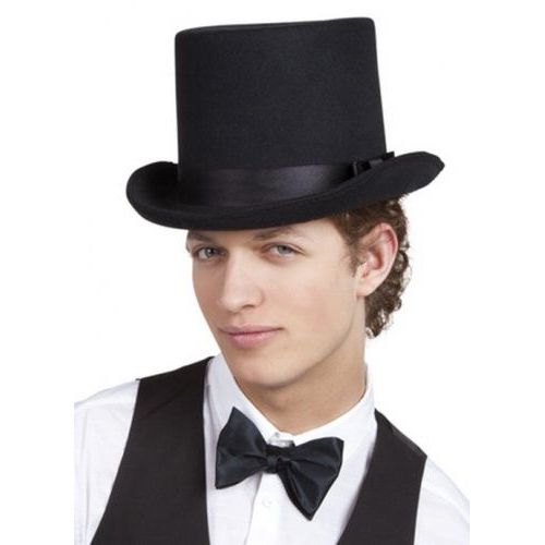 Chapeau Haut De Forme Noir Adulte,