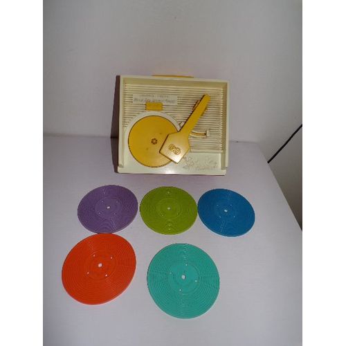 Music Box  Fisher  Price Vintage  Avec 5  Disque 