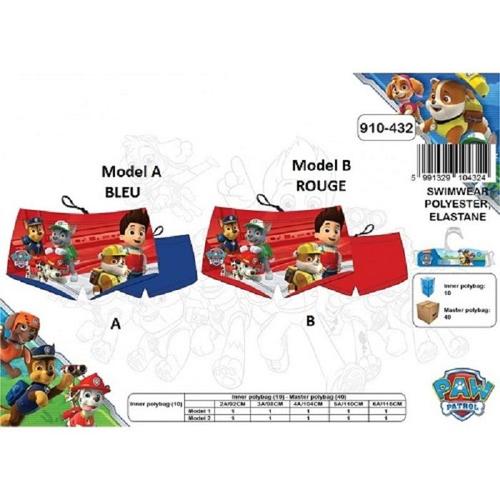 Boxer De Bain Pat Patrouille Paw Patrol * Neuf L'unit? * (Model Al?Atoire) * Piscine / Gar?On * De 2 A 6 Ans * 