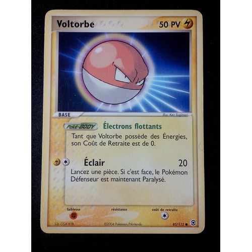 Voltorbe 85/112 Set Ex Rouge Feu & Vert Feuille Fr