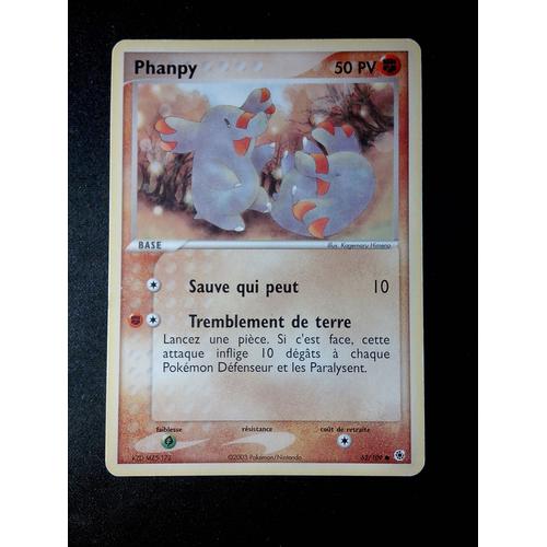 Phanpy 62/109 Set Ex Rubis & Saphir Fr