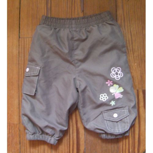 Pantalon Taupe/Rose - Taille 6 Mois