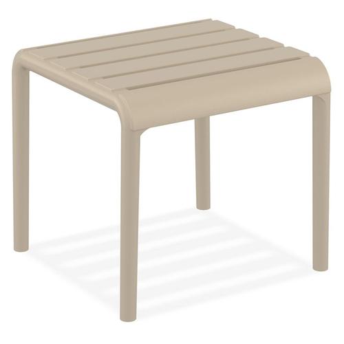 Table Basse 'sidony' Taupe En Matière Plastique