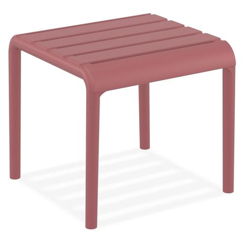 Table Basse 'sidony' Rouge En Matière Plastique