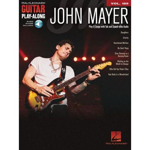 John Mayer Guitar Play-Along Volume 189 Book/Online Audio
