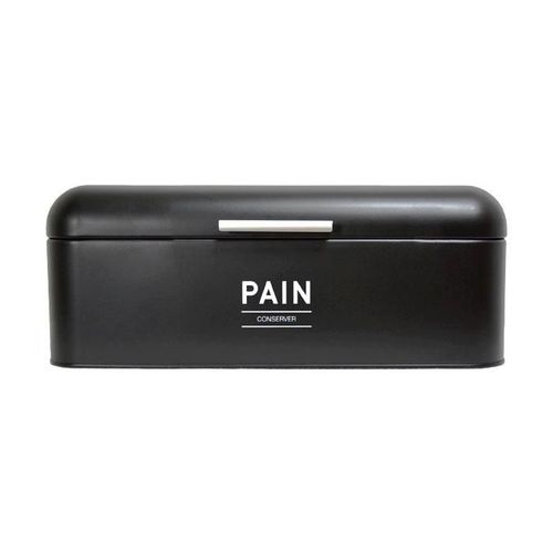Boite A Pain Métal Noir