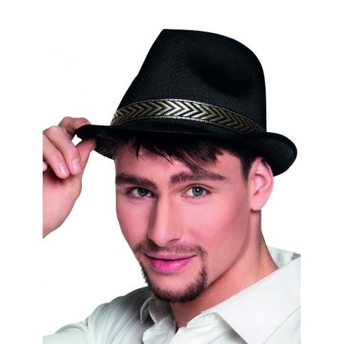 Chapeau Borsalino Trilby Noir Adulte,