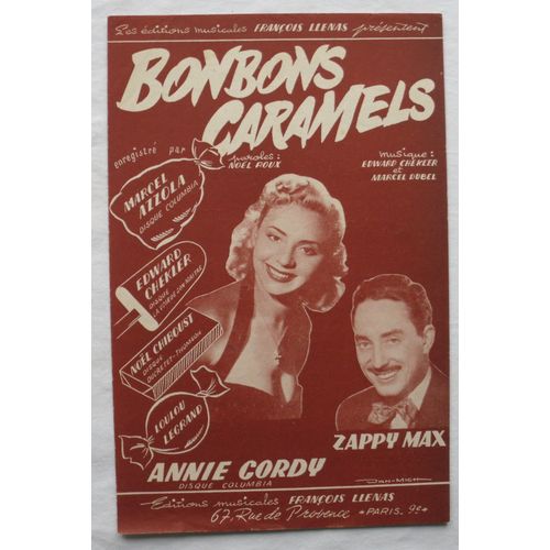 Partition Et Paroles De Chanson - Bonbons Caramels (Samba Chantée).