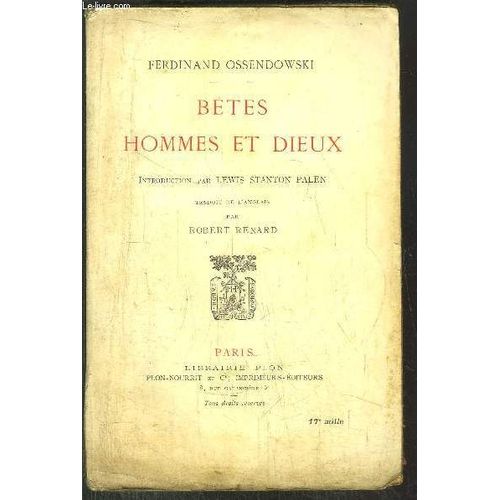 Betes Hommes Et Dieux