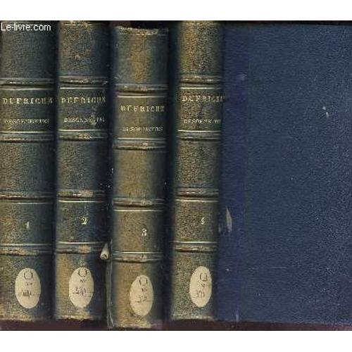 Oeuvres Inedites De M. Charles-Eleonore Dufriche-Desgenettes  / En 4 Volumes (Tomes 1 + 2 + 3 + 4) / Curé De Notre Dame Des Victoires, A Paris.