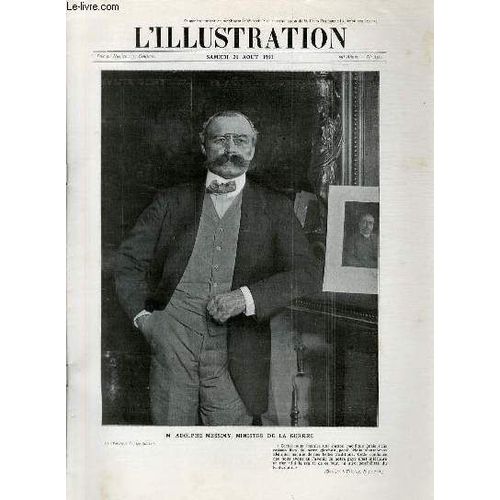 L'illustration Journal Universel N° 3574 - Gravures: M.Adolpe Messiny, Ministre De La Guerre - Les Élégantes À Deauville, Dessin De J.Simont - Un Nouveau Cinq À Sept Estival À Paris, Dessin ...