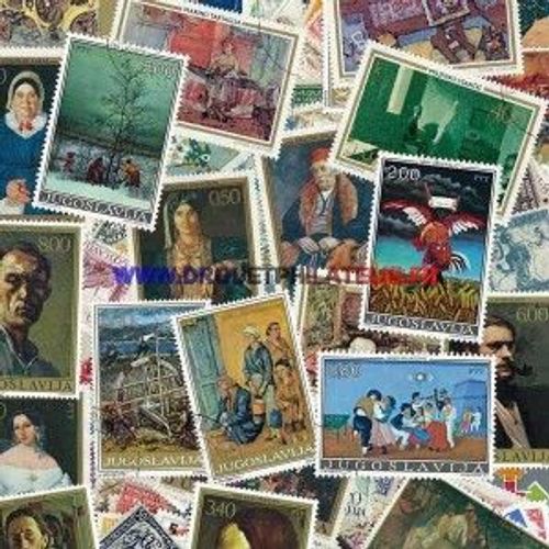 Yougoslavie 2000 Timbres Differents Obliteres