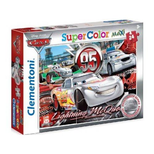 Puzzle Maxi Enfant 24 Pièces - Cars Flash Mcqueen - Clementoni Disney