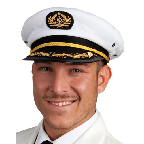 Casquette Capitaine Marin Adulte - 153650 - Taille Unique - Port 0¿
